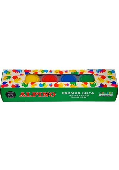 Alpino 6 Renk Parmak Boyası 6x25ml
