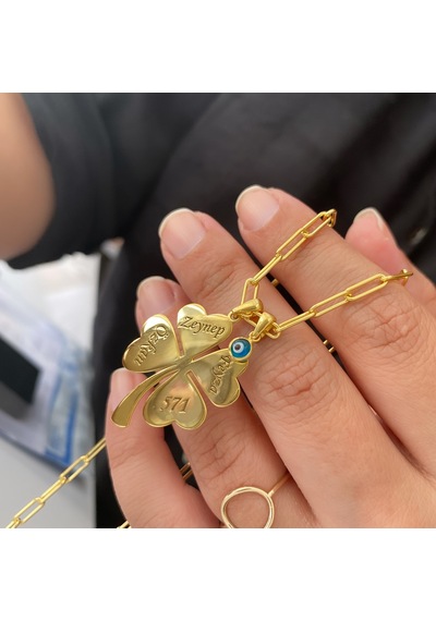 Simurg Jewellery Gümüş Yonca Kolye