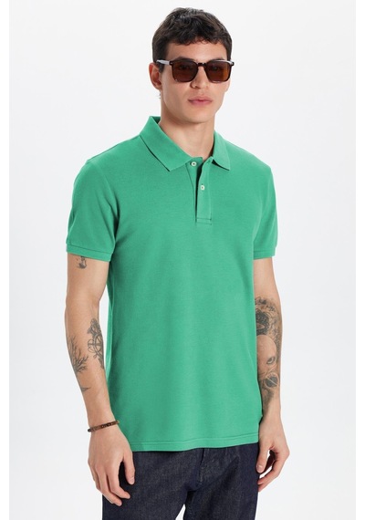 Tudors Erkek Slim Fit Dar Kesim %100 Pamuk Yeşil Polo Yaka Tişört-32762 Yeşil Tudors Erkek Slim Fit Dar Kesim %100 Pamuk Yeşil Polo Yaka Tişört-32762 Yeşil