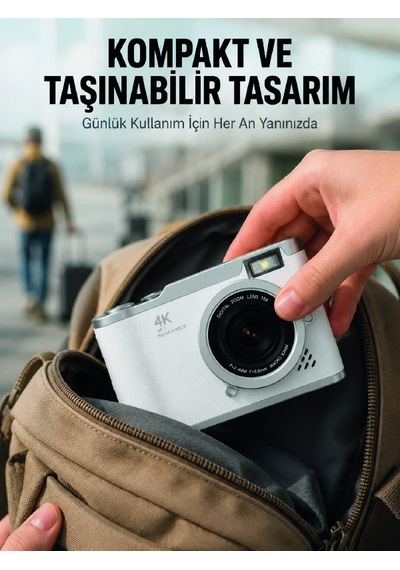 Taşınabilir Dijital Kamera Otomatik Odaklama Ve Beauty Modu Çok Renkli