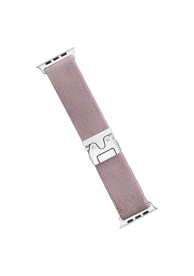 Newface Apple Watch Uyumlu  42mm Forest Kumaş Kordon - Lila Diğer