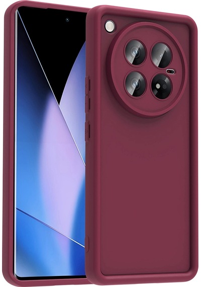 İnfinix Zero 40 5g Kılıf Kamera Korumalı Zore Ananas Kapak Mürdüm
