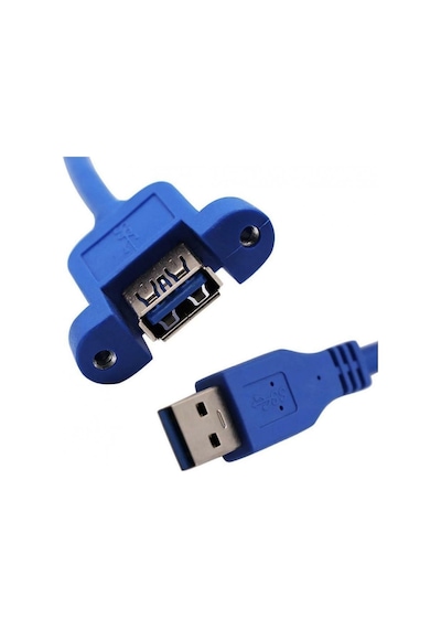 4800 Usb 3.0 Panel Tipi Vida Dişi Erkek Uzatma Kablosu 3 Metre
