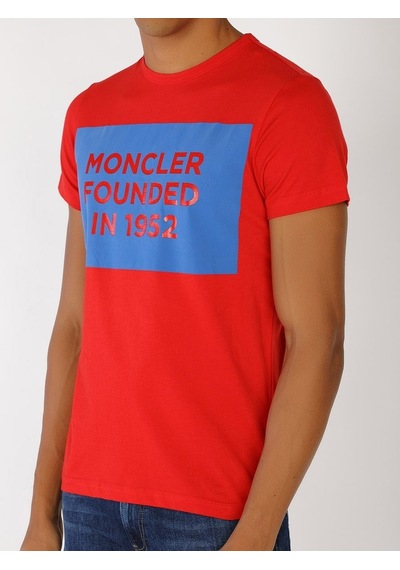 Moncler Erkek T'Shirt /M.Mon.0920.12575-Kırmızı