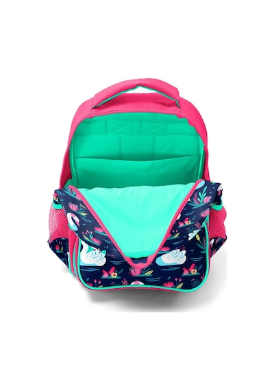 Coral High Kids Neon Mercan Lacivert Kuğu Desenli 3'lü Okul Çanta Seti Set0123402