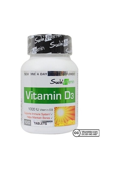Suda Vitamin D3 1000iu 100 Tablet Suda Vitamin D3 1000iu 100 Tablet