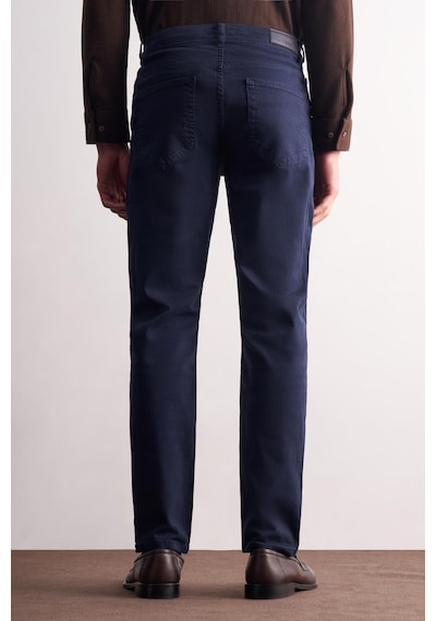 İmza Lacivert 5 Cep Casual Slim Fit Pamuklu 5 Cep Pantolon 1003255318 Lacivert