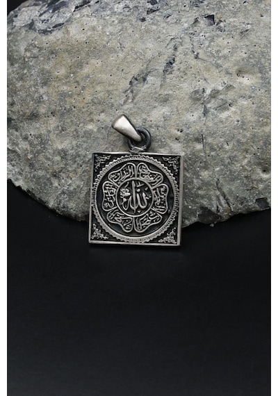 Kolye Ucu ''allah'' Yazılı 925 Ayar Gümüş 901601 Gümüş