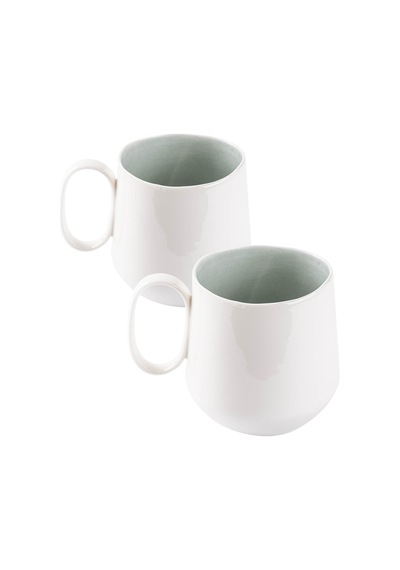Tnt-8695835416250-sky Zh456set2m-024-01-classy Mavi Porselen İkili Kupa Seti 360ml