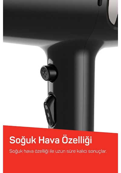 Arzum AR5138 Hairstar Ion Saç Kurutma Makinesi 2300 W, 2 Hız, 3 Isı Ayarı, Siyah Arzum AR5138 Hairstar Ion Saç Kurutma Makinesi 2300 W, 2 Hız, 3 Isı Ayarı, Siyah