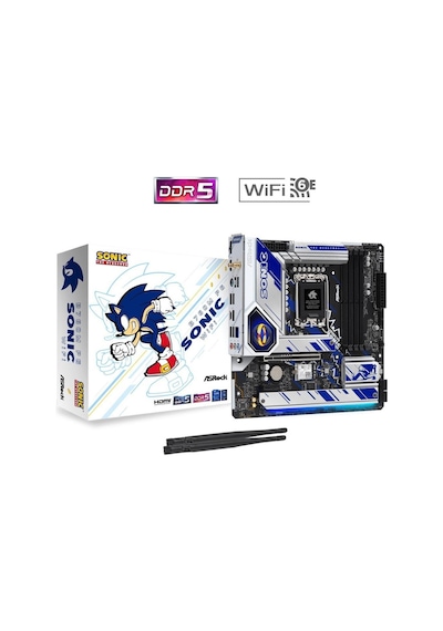 Asrock B760M PG Sonic WIFI Intel B760 7200 MHz (OC) DDR5 Soket 1700 mATX Anakart
