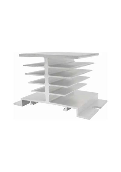 Ssr Alüminyum Soğutucu Blok Solid State Röleler İçin 10a/40a Ray Montaj Edilebilir Isı Sıcaklık Düş