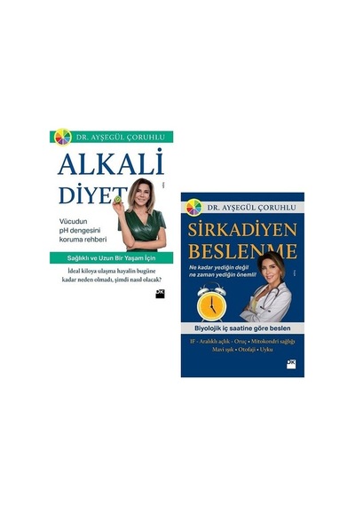 Alkali Diyet - Sirkadiyen Beslenme - 2 Kitap Takım - Ayşegül Çoruhlu
