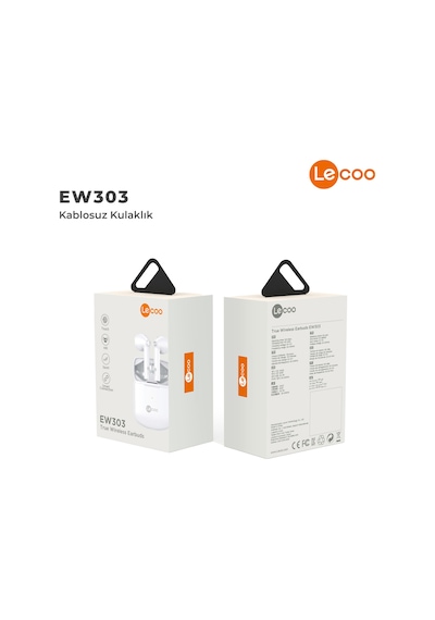 Lecoo EW303 Kablosuz Bluetooth 5.0 TWS Mikrofonlu Kulak İçi Kulaklık