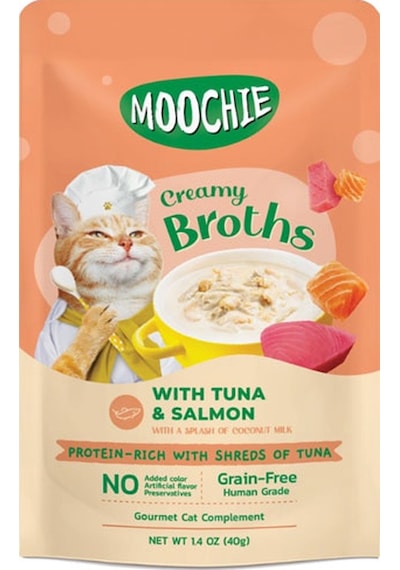 Moochie - 635 - Çorba Kedi Ödülü Ton-somon - Spt-gld - 40 Gr