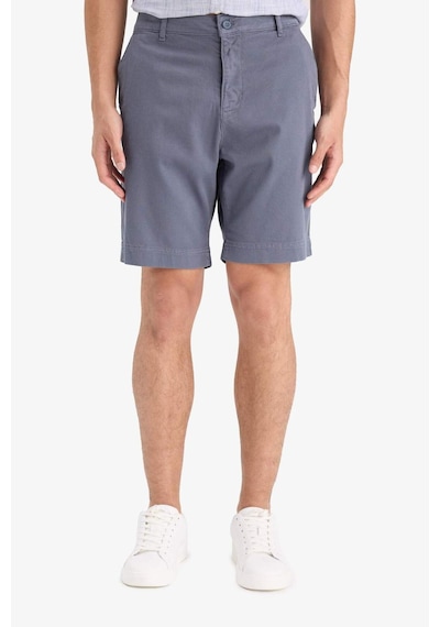 Defacto Regular Fit Dokulu Bermuda E2234ax25smın269 İndigo
