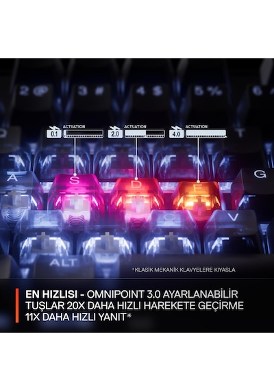 Steelseries Apex Pro Gen 3 Rgb Mekanik Oyuncu Klavyesi