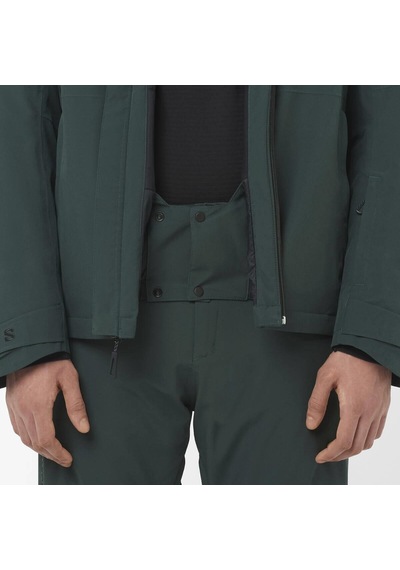 Salomon Hıghland Jacket M Erkek Green Gables// Kayak Ceketi Lc2602700 Haki