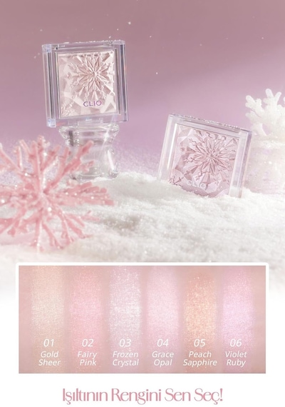 Mikro İnci Tanecikleriyle Yoğun Işıltı Sağlayan Highlighter Prism Highlighter 03 Frozen Crystal Diğer