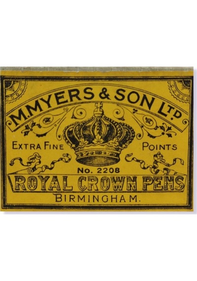 M.myers&son-royal Crown No.2208 Ef-copperplate Divit Uç Tarama Ucu
