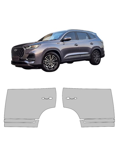 Chery Tiggo 8 Pro Max Özel 210 Mikron Premium Tpu Ppf Film Kaplama Arka Kapılar