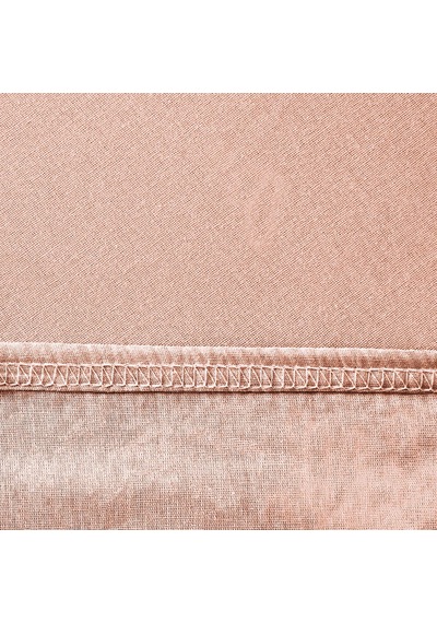 Soft Çift Kişilik Lastikli Çarşaf - Toz Pembe - 180x200 Cm Renkli