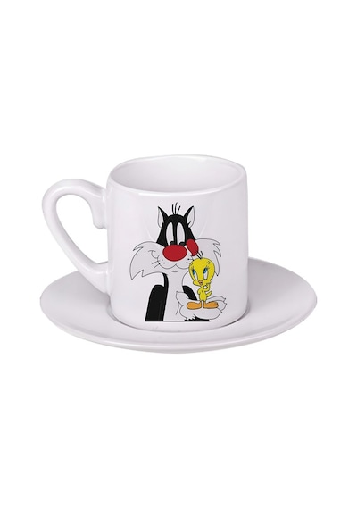 Looney Tunes Türk Kahvesi Fincanı Beyaz