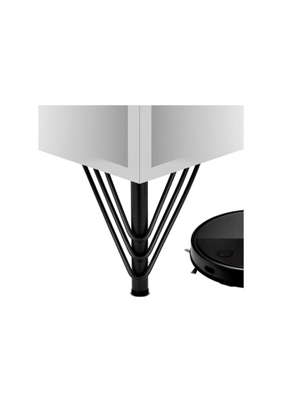 Vanessa 15 Cm Metal 4 Adet Siyah Metal Mobilya, Dolap, Koltuk, Kanepe, Tv Ünitesi Ayakları