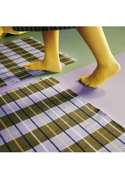 Ikea Mävınn El Dokuması Halı 60 X 90 Cm Yeşil - Leylak Çok Renkli