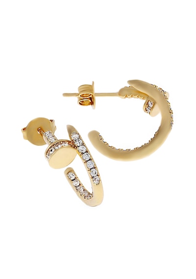 Kadın Çivi Model Gold Renk Çelik Küpe Gold