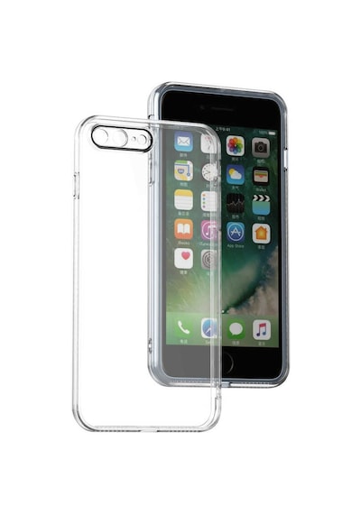 Goocamp Apple iPhone Uyumlu 7 Plus Kılıf Fizy Kapak - Renksiz Renksiz