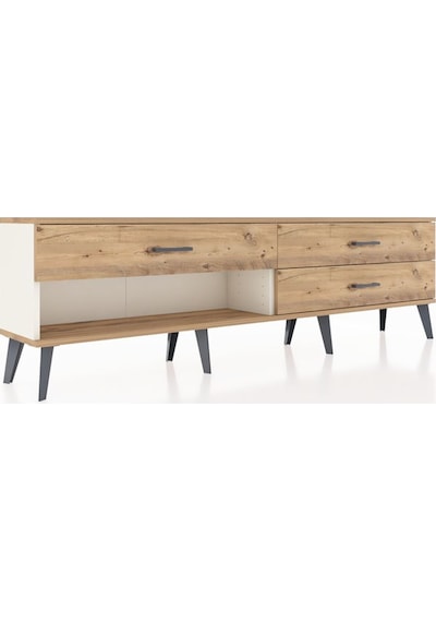 Arges Tv Ünitesi 3 Çekmeceli 176x30x51 Aytaşı-çam/çam Atlas Çam/atlas Çam Arges Tv Ünitesi 3 Çekmeceli 176x30x51 Aytaşı-çam/çam Atlas Çam/atlas Çam