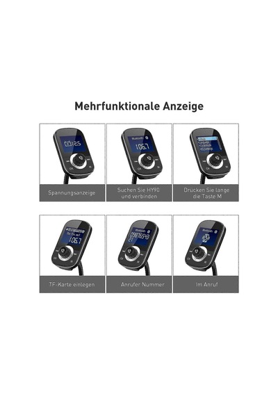 Car Mp3 Bluetooth Player Mp3 Player Car Bluetooth Hands-free Fm Bluetooth Transmitter Qc3.0 Car Charger