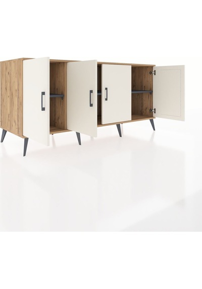 Kronos Konsol 3 Raflı 4 Kapaklı 176x59x83 Çam-aytaşı/antrasit Aytaşı/antrasit Kronos Konsol 3 Raflı 4 Kapaklı 176x59x83 Çam-aytaşı/antrasit Aytaşı/antrasit