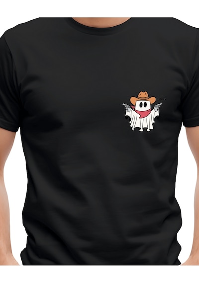 Baby Dinazor Tasarımlı Baskılı T-shirt Siyah