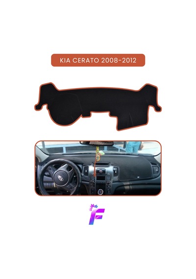 Kıa Cerato 2008-2012 Torpido Koruyucu Güneş Ve Yansımaya Karşı Kalkan Tam Koruma Kaymaz Tc94