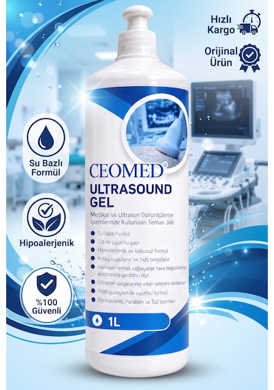 Ceomed 4 Adet X 1 Litre Görüntüleme Jeli - Paraben Ve Tuz Içermez