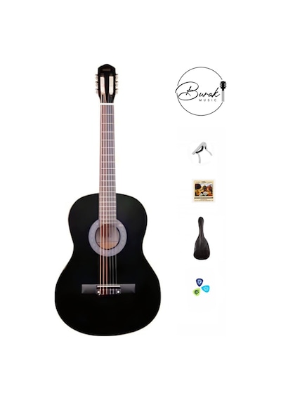 4/4 Siyah Gitar Seti