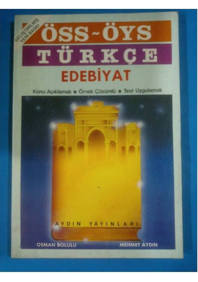 Öss-Öys Türkçe -Edebiyat Konu Soru 1990 Yılı Basım