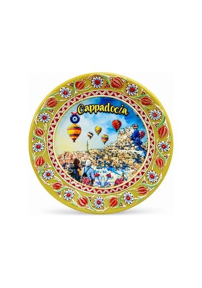 Kapadokya Temalı Seramik Magnet 44478503