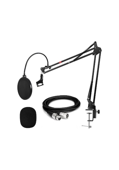 Lastvoice Nb39PSX Set Stüdyo Masa Mikrofon Standı Pop Filtre XLR