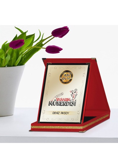 Kişiye Özel Yılın En İyi Tasarım Mühendisi Kırmızı Plaket Ödülü - N11.2888