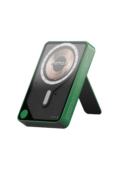 Momax IP132HKG Power X Pro+Magnetic Wireless 10000 mAh Standlı + USB-C Kablo Powerbank Yeşil