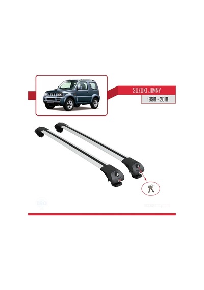 Suzuki Jimny 1998-2018 Arası İle Uyumlu Ace-1 Ara Atkı Tavan Barı Gri