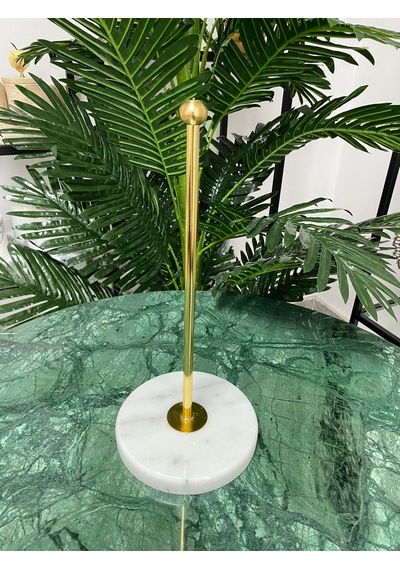 Mermer Kağıt Havluluk Gold Desenli Doğal Taş Altın - Beyaz