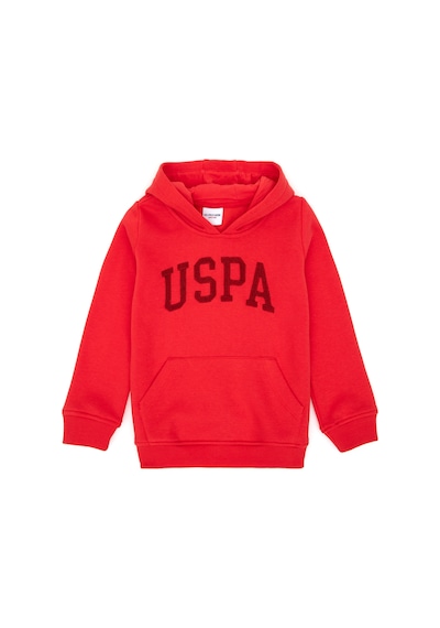 U.S. Polo Assn. Kız Çocuk Kırmızı Kapüşonlu Basic Sweatshirt 50296388-VR030 U.S. Polo Assn. Kız Çocuk Kırmızı Kapüşonlu Basic Sweatshirt 50296388-VR030