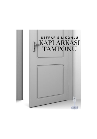 Şeffaf Kapı Kolu Stoperi 8 Cm Kapı Çarpma Engelleyici Duvar Koruyucu Tampon Ve Tutucu Çarpma