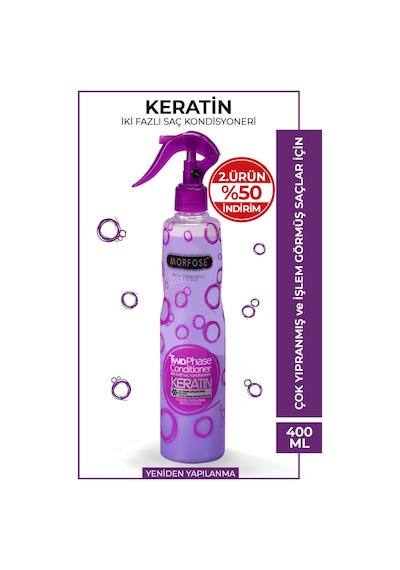 Fön Suyu & Argan İçerikli İki Fazli Turuncu 400ml