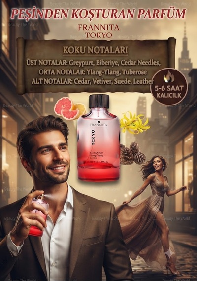 Tokyo Edp 100 Ml Premium Erkek Parfümü Peşinden Koşturan Özel Seri Odunsu