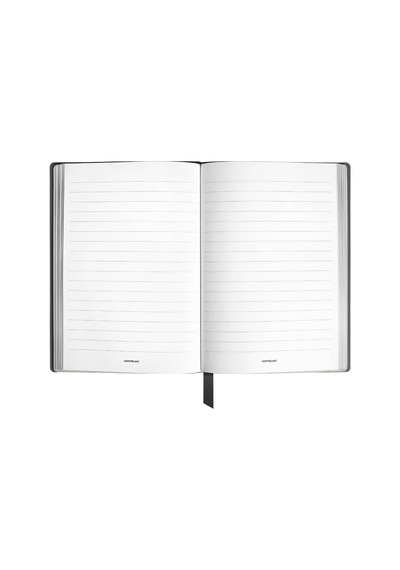 Montblanc Saffiano Deri Siyah Orta Boy Defter 134750